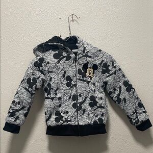 Disney Mickey Mouse Kids Hoodie - Black and Gray